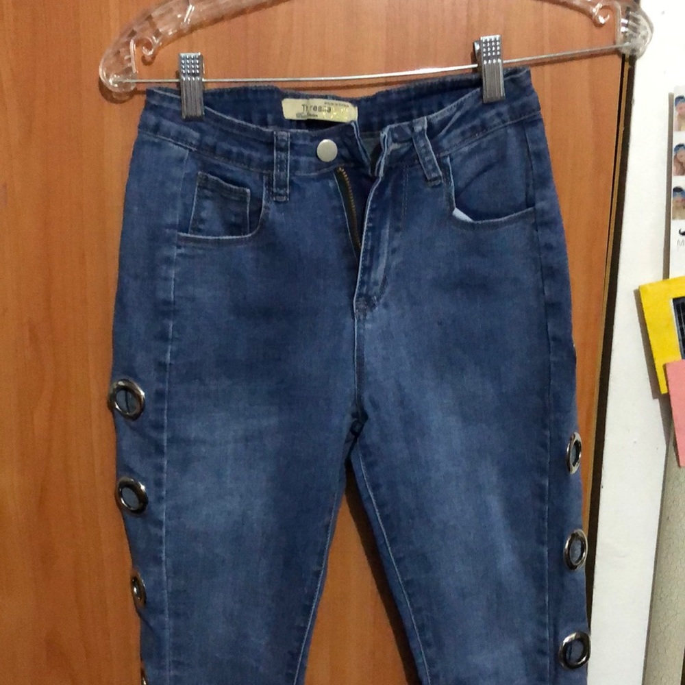 Ring high waste skinny Jean